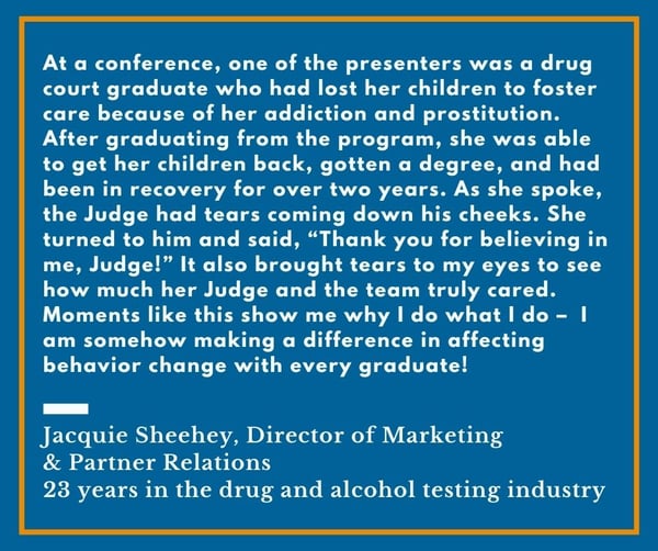 Jacquie Sheehey- Drug Court Appreciation Month