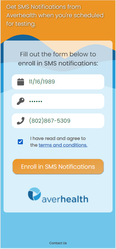 updated sms screenshot